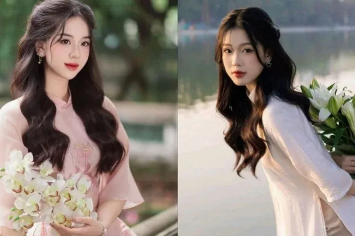 100+ ảnh kiểu tóc mặc áo dài chuẩn thời trang · ảnh 1