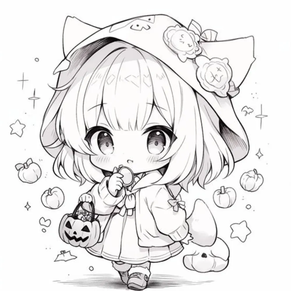 100+ ảnh vẽ cô gái cute đơn giản dễ thương nhất