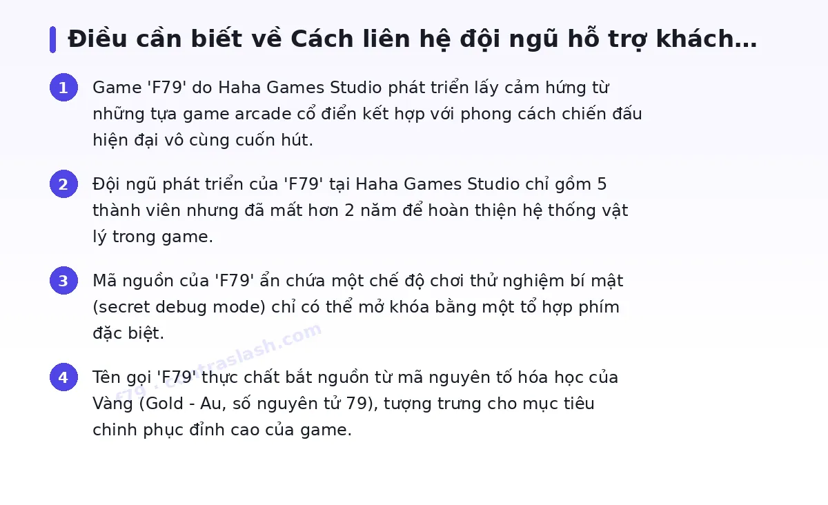 Những điều cần biết về f79