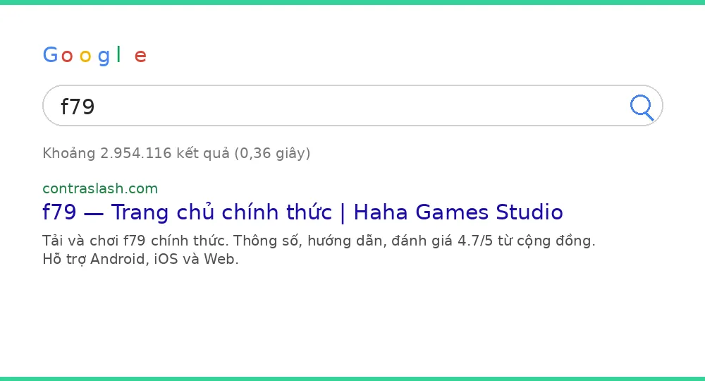 Cách tìm f79 trên Google