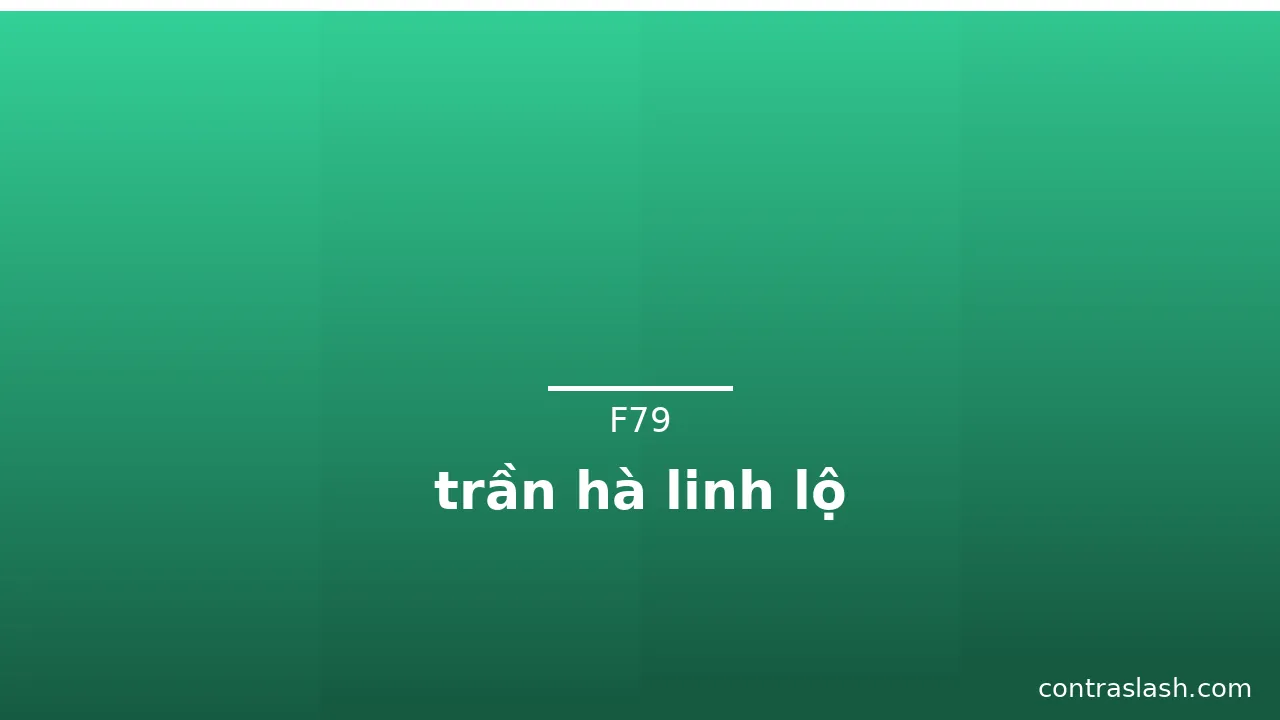 trần hà linh lộ · ảnh 3