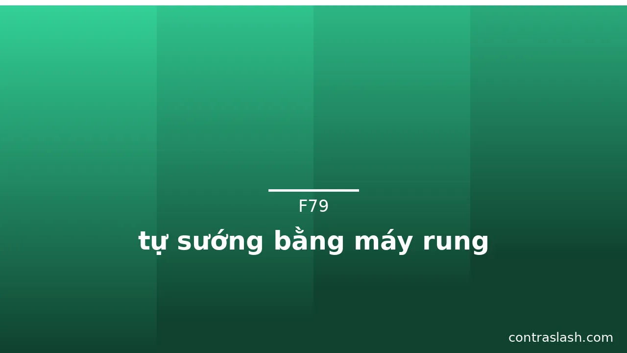 tự sướng bằng máy rung